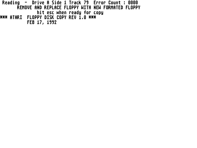Atari Floppy Disk Copy atari screenshot